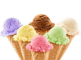 ice cream cones